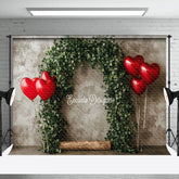Aperturee - Aperturee Abstract Wall Plant Arch Valentines Day Backdrop